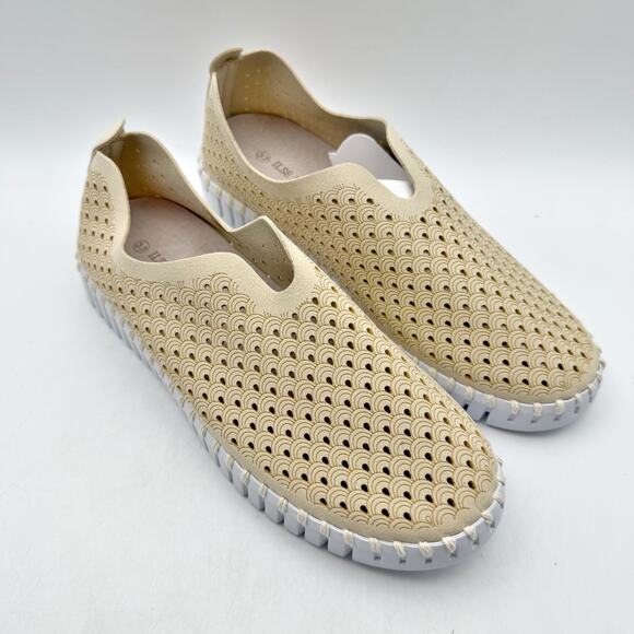 IIse Jacobsen Tulip 139 Slip-On Loafer Size US 7 EU 37 Tan Cushioned EUC - Picture 6 of 14